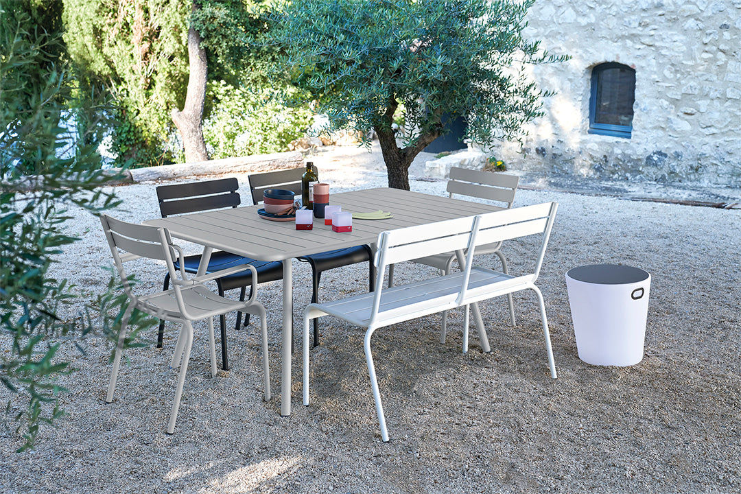 Luxembourg 2/3 Seater Bench with Backrest