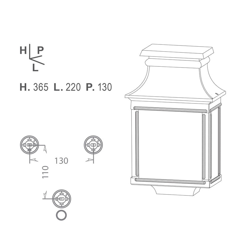 Louis Philippe 1 Wall Light
