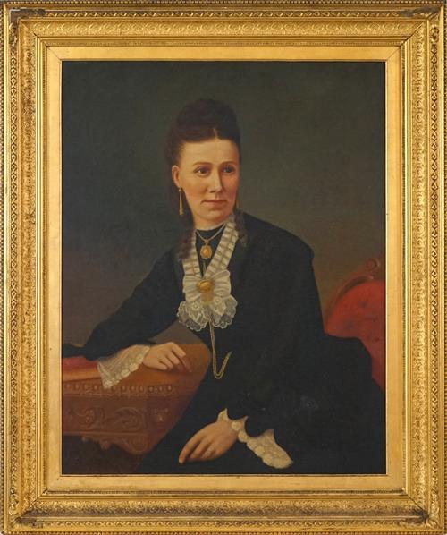 Oil on Canvas of a Woman