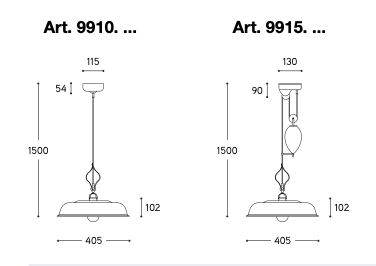 Provenza Pendant/Counterweight Light