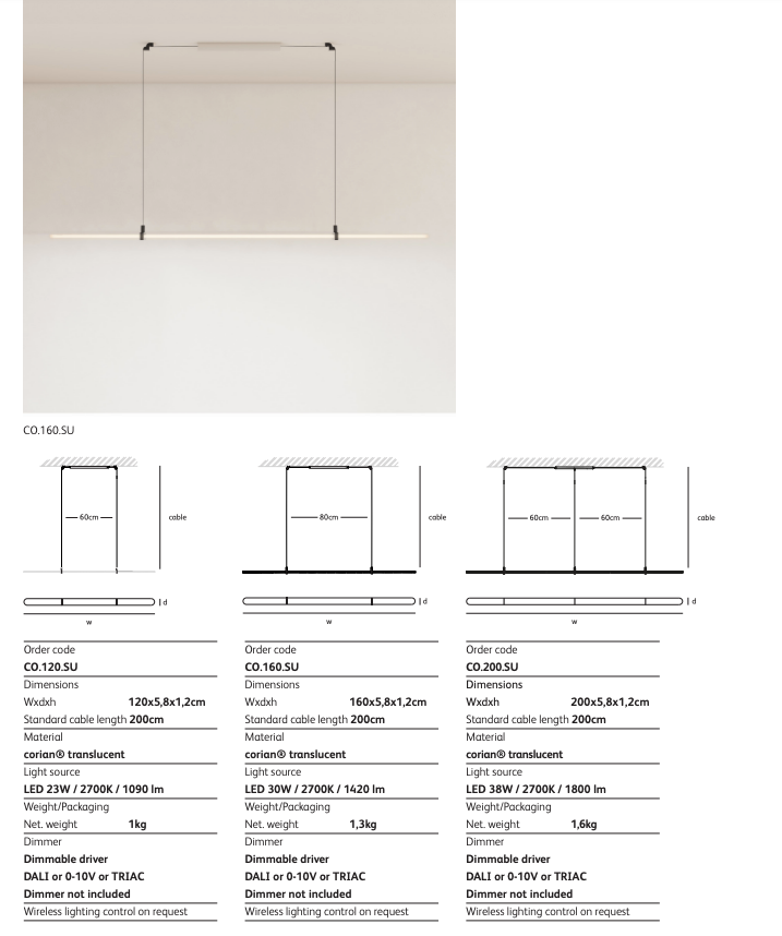 Coco Pendant Light by Jacco Maris