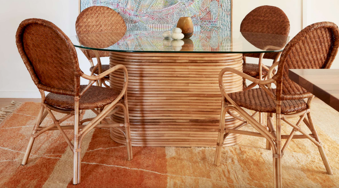 Leyla Rattan Dining Chair