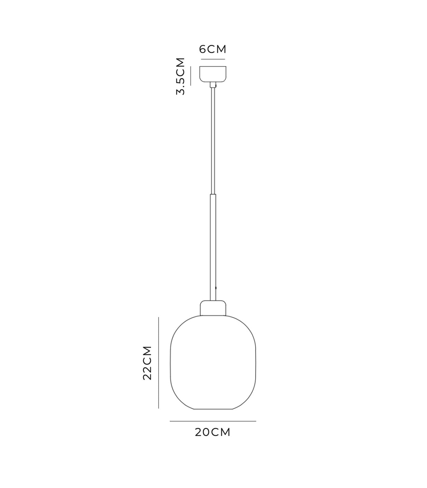 Parlour Lite Curve Pendant Light