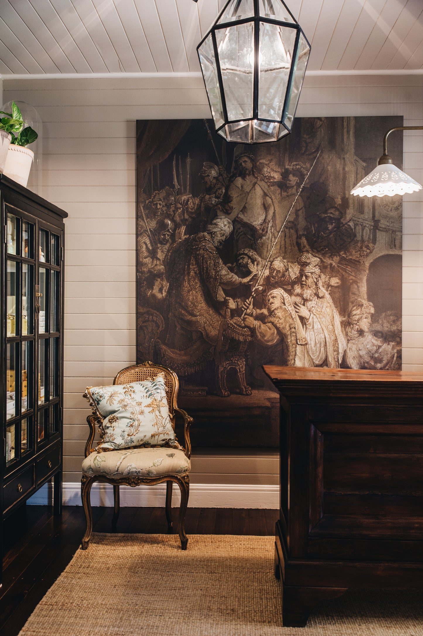 Glass Lantern Pendant