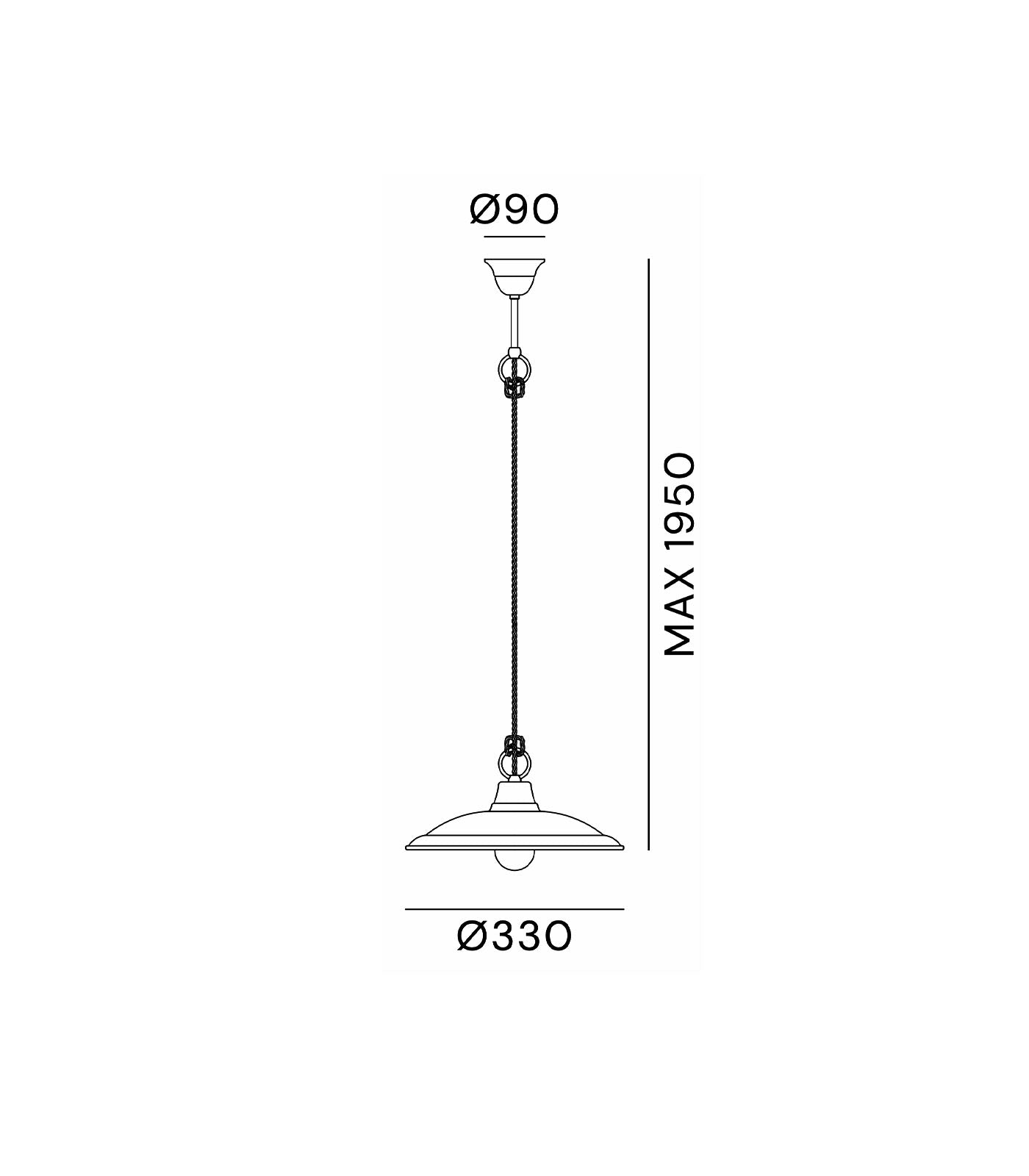 Barchessa Interior Pendant Light