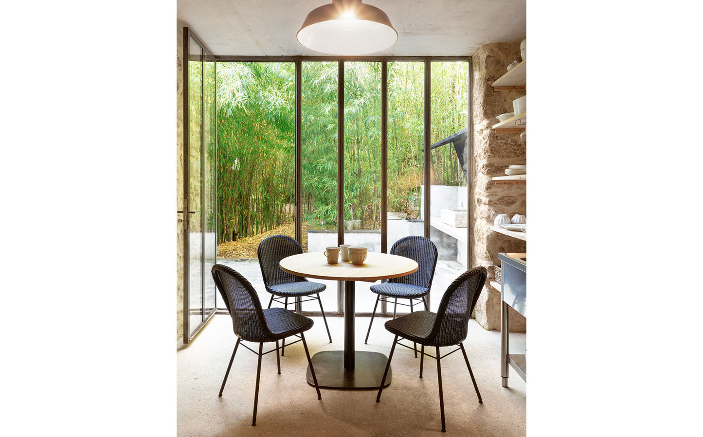 Yann Dining Chair Steel A Base
