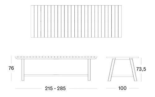 Bernard Dining Table - Two Sizes