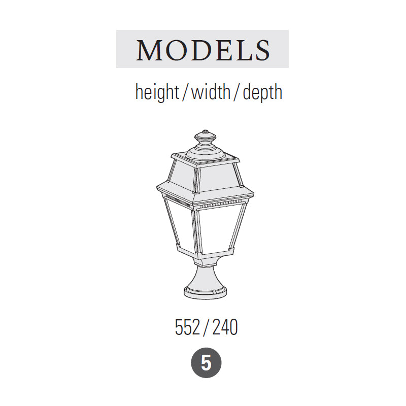 Avenue 2 Model 5 Lamp Lamp Post