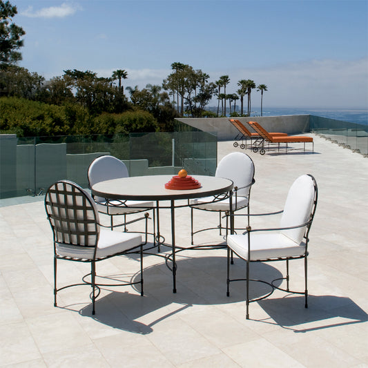 Amalfi Stone Top Dining Table Round 122