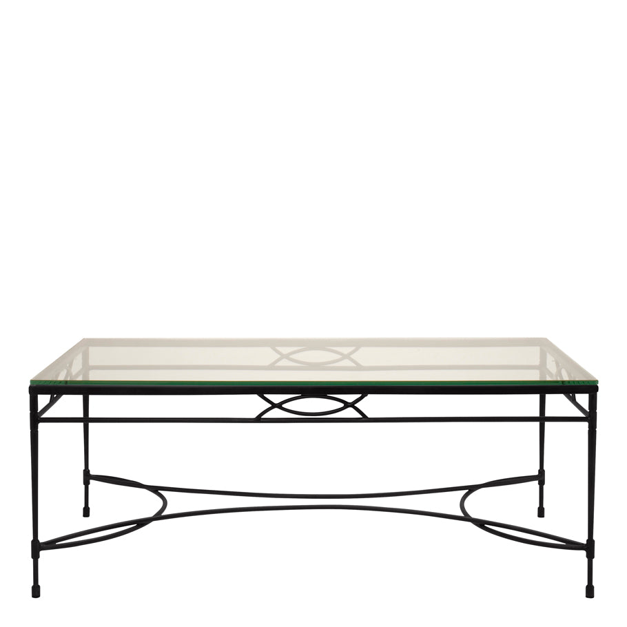 Amalfi Star Glass Top Cocktail Table Rectangle 122