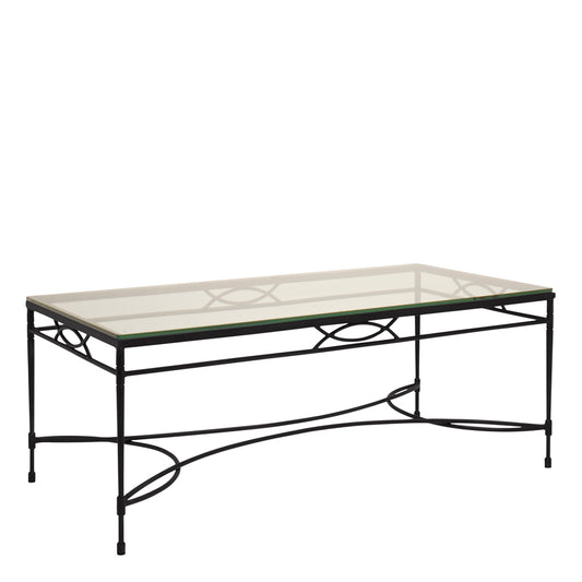 Amalfi Star Glass Top Cocktail Table Rectangle 122