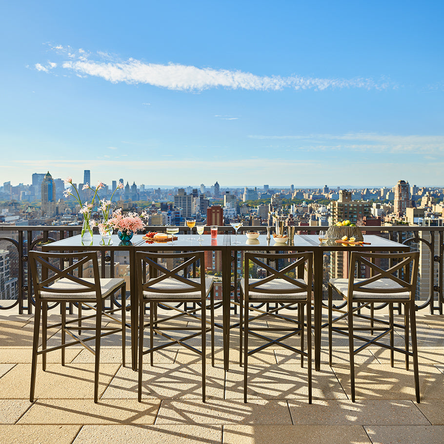 Azimuth Cross Barstool