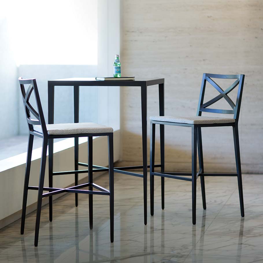 Azimuth Cross Barstool