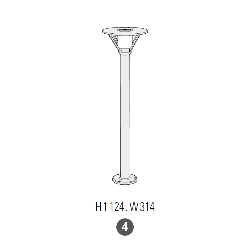 Bermude Model 4 Bollard