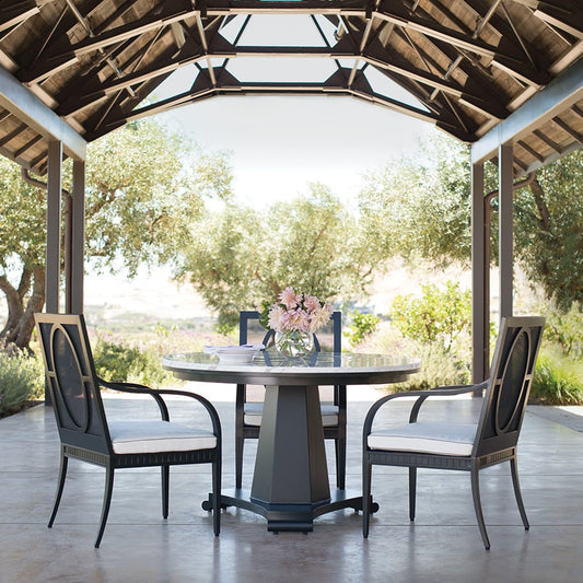 Capella Stone Top Dining Table Round 121