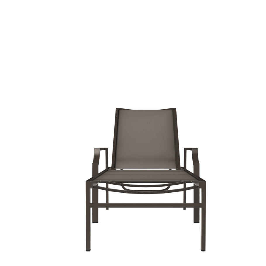 Fiore Stackable Chaise Lounge with Arms