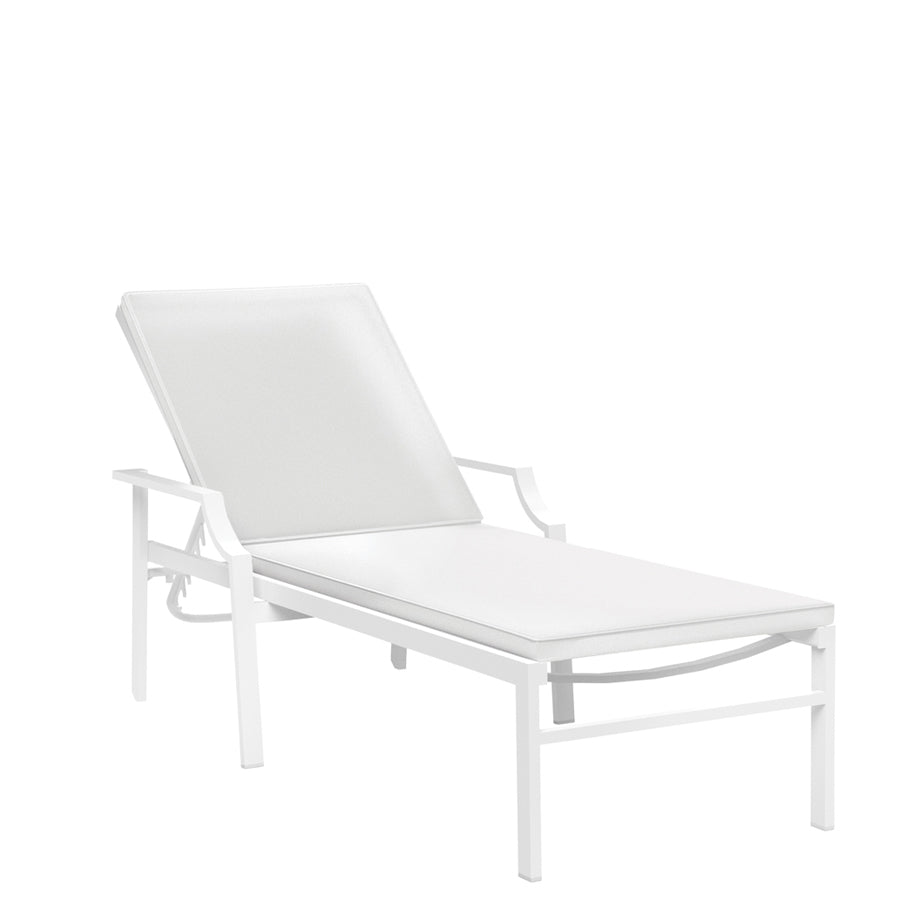 Fiore Stackable Chaise Lounge with Arms