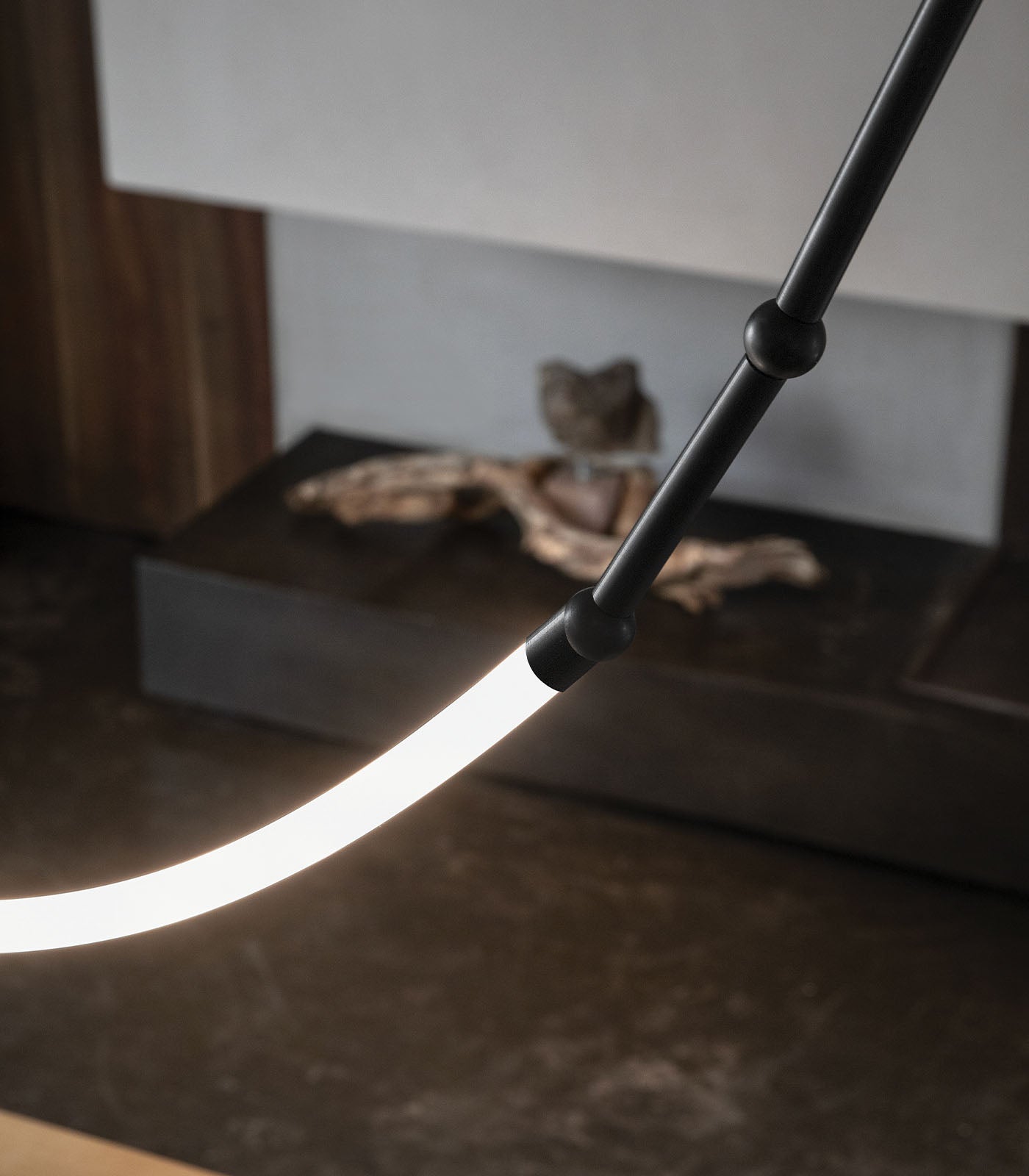 Leda Curve Pendant Light
