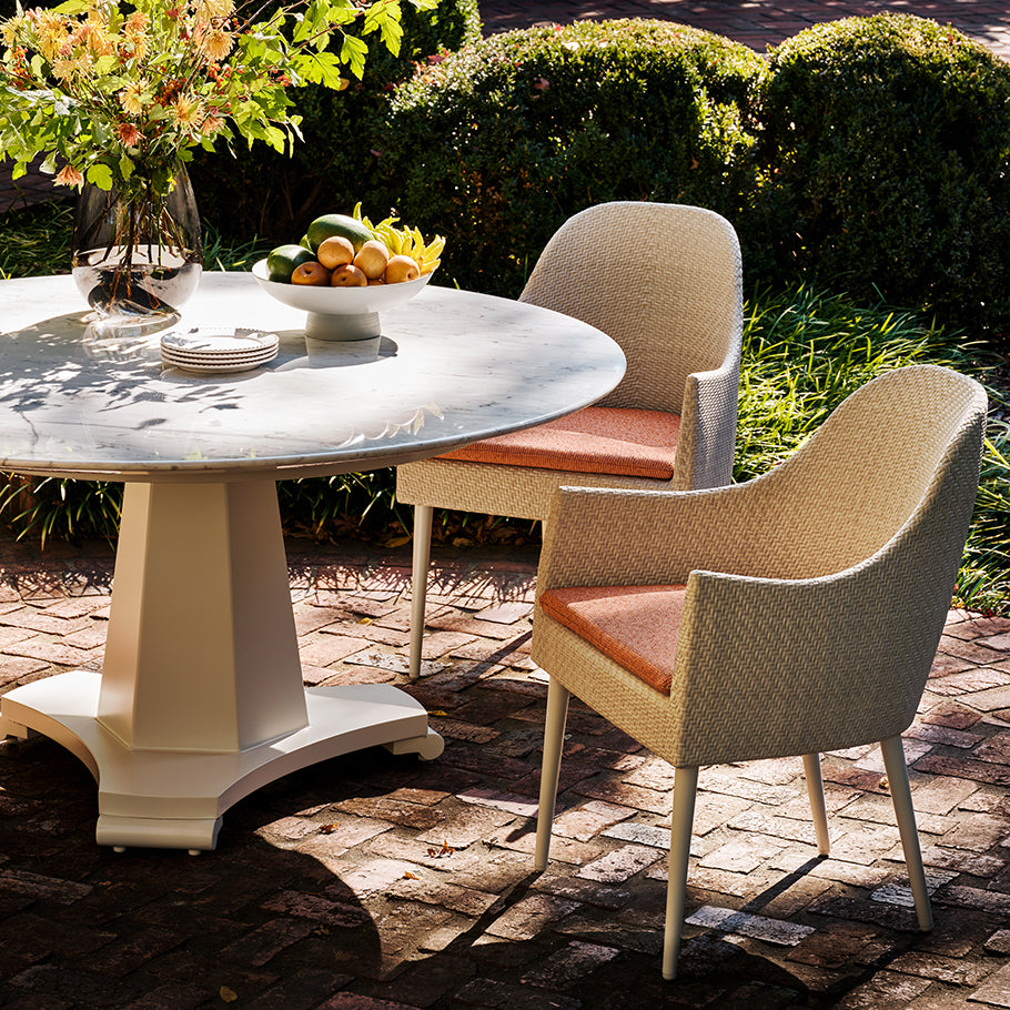 Capella Stone Top Dining Table Round 121