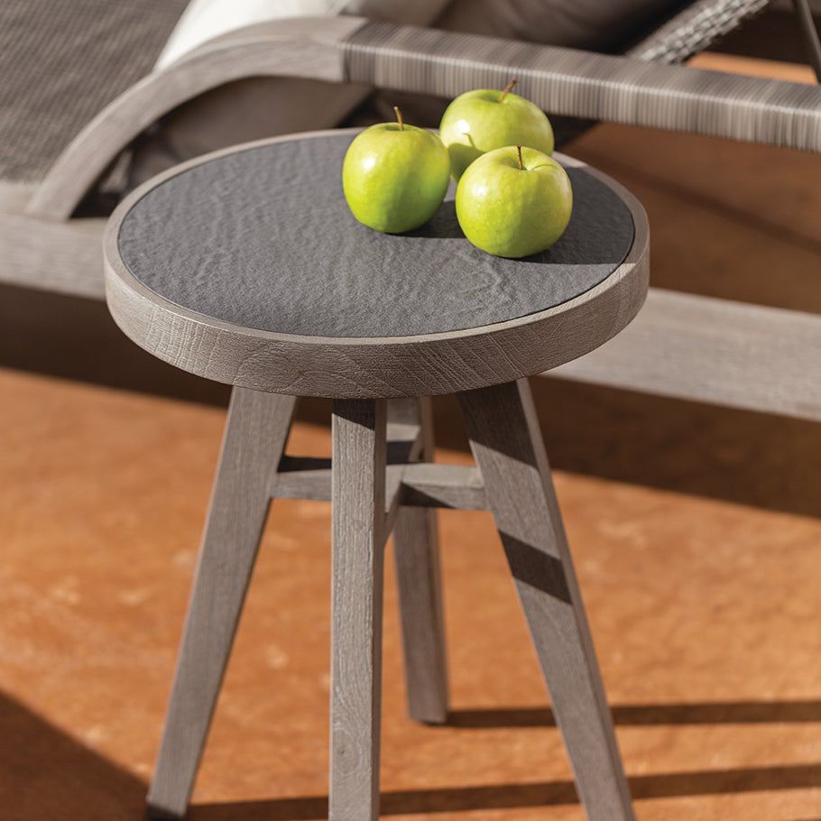 Rock Garden Side Table Round 48