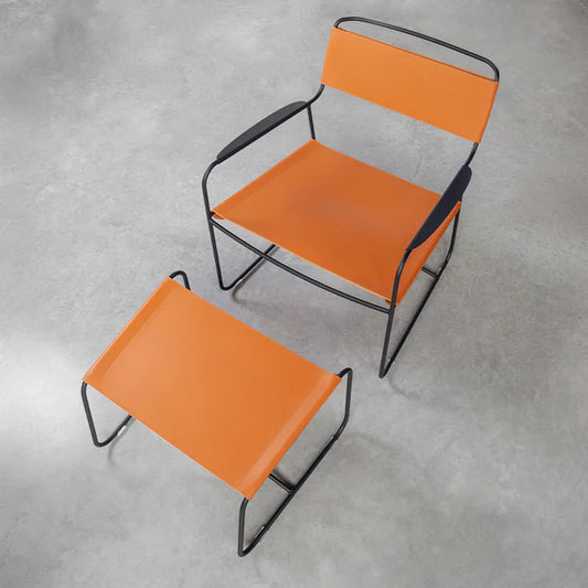 Surprising Leather Low Armchair