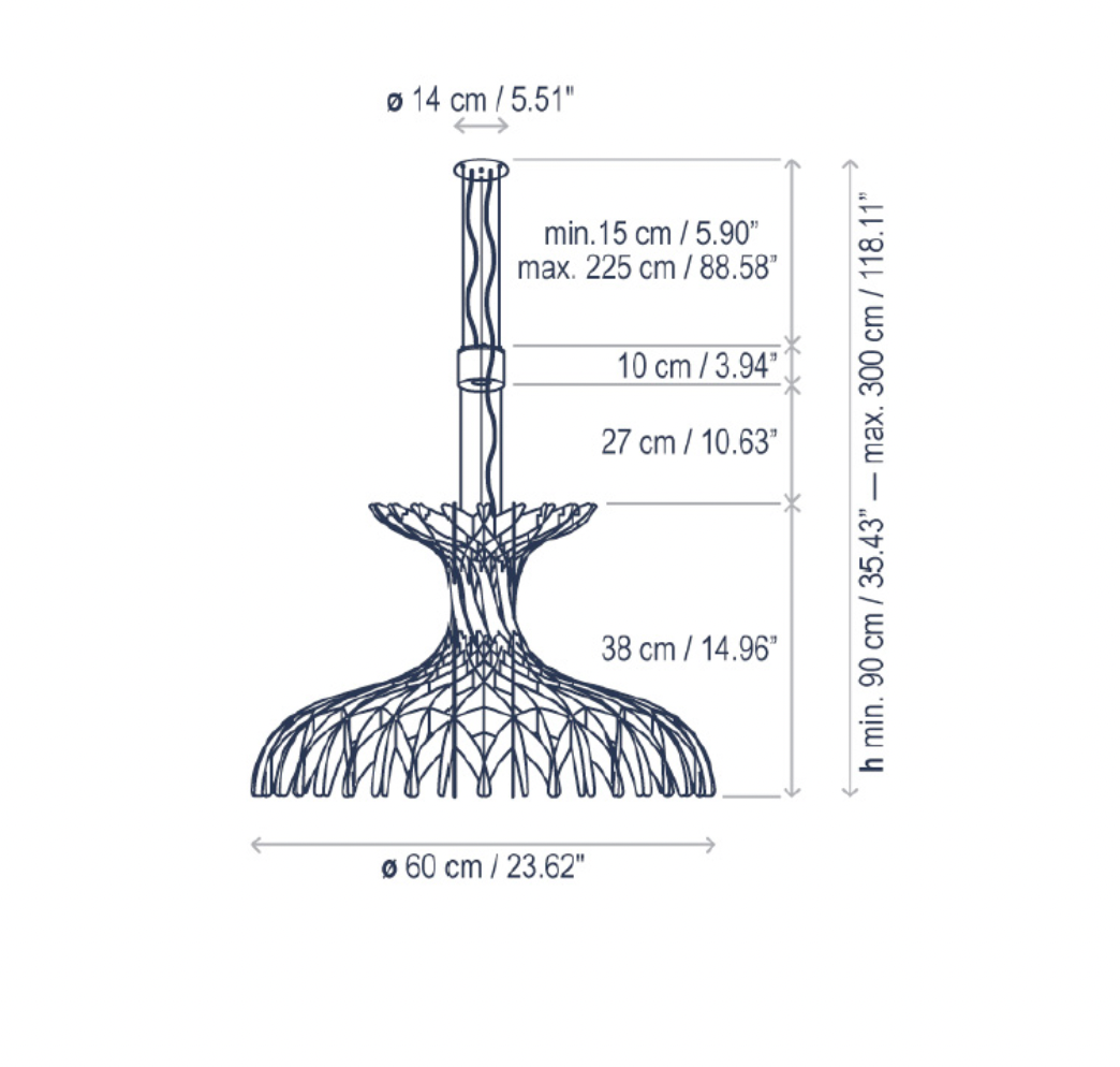 Dome 60 Pendant Light Small