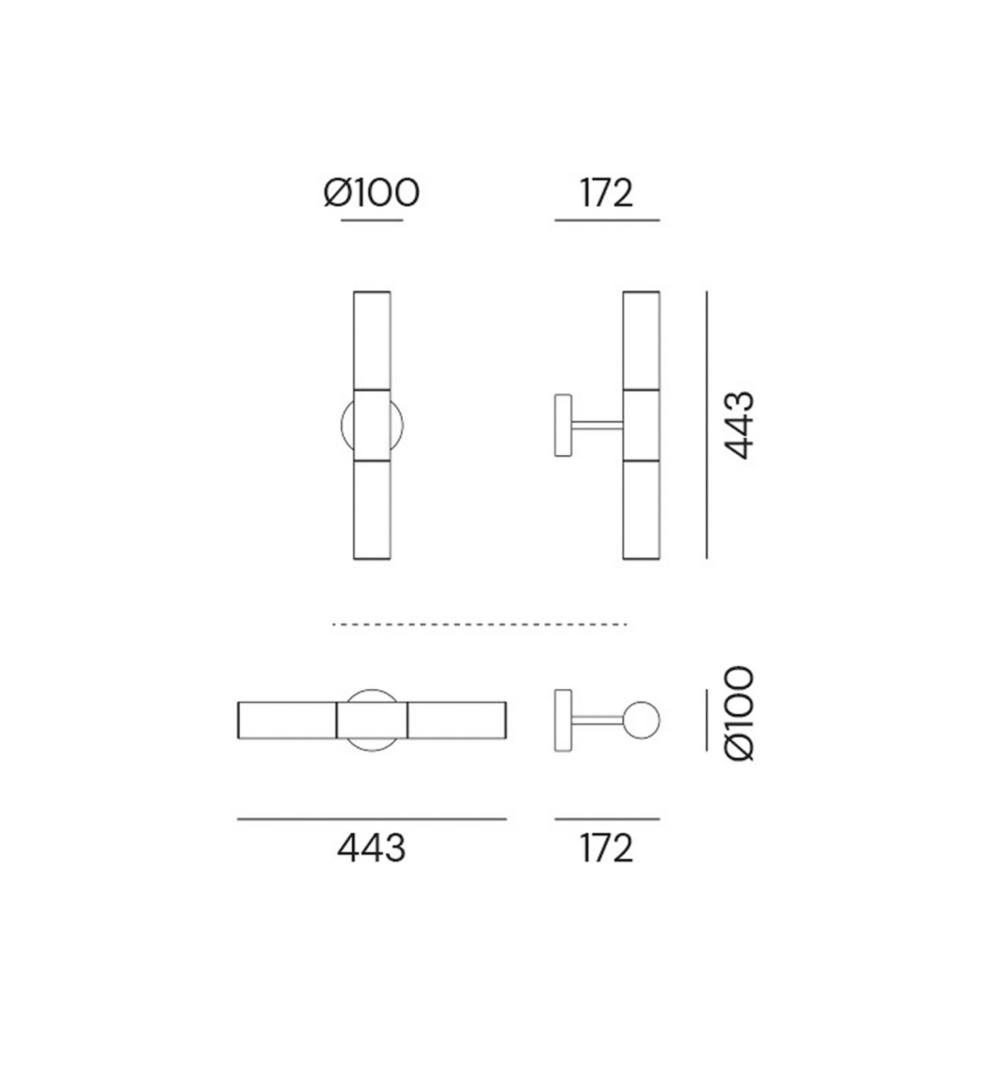 Etoile 2LT Wall Light