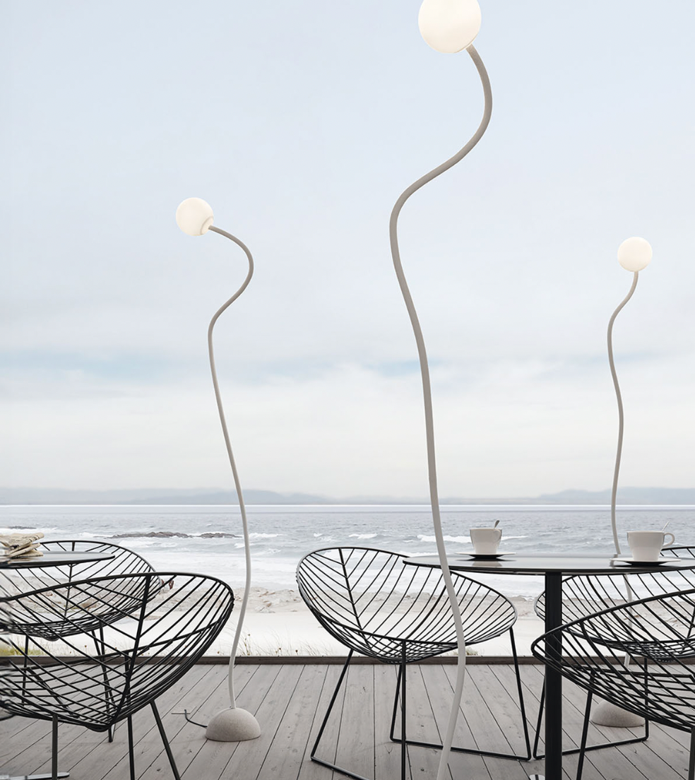 Moony  Outdoor Floor Lamp by Karman