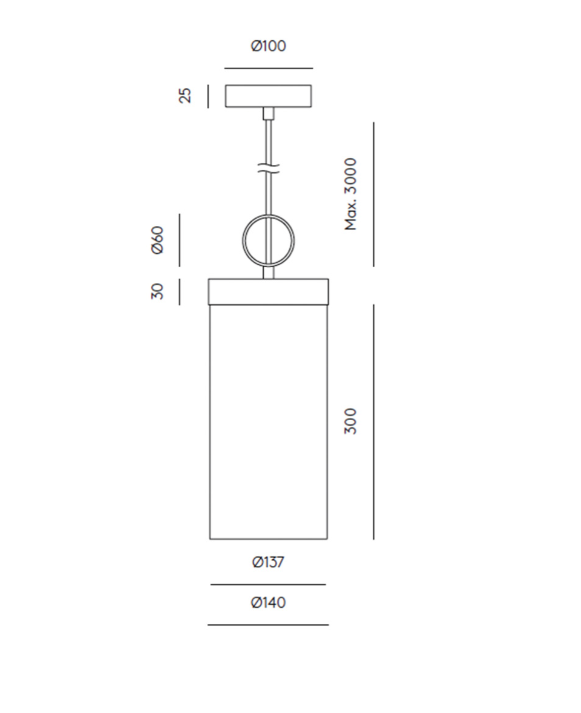 Nooi Pendant Light Small