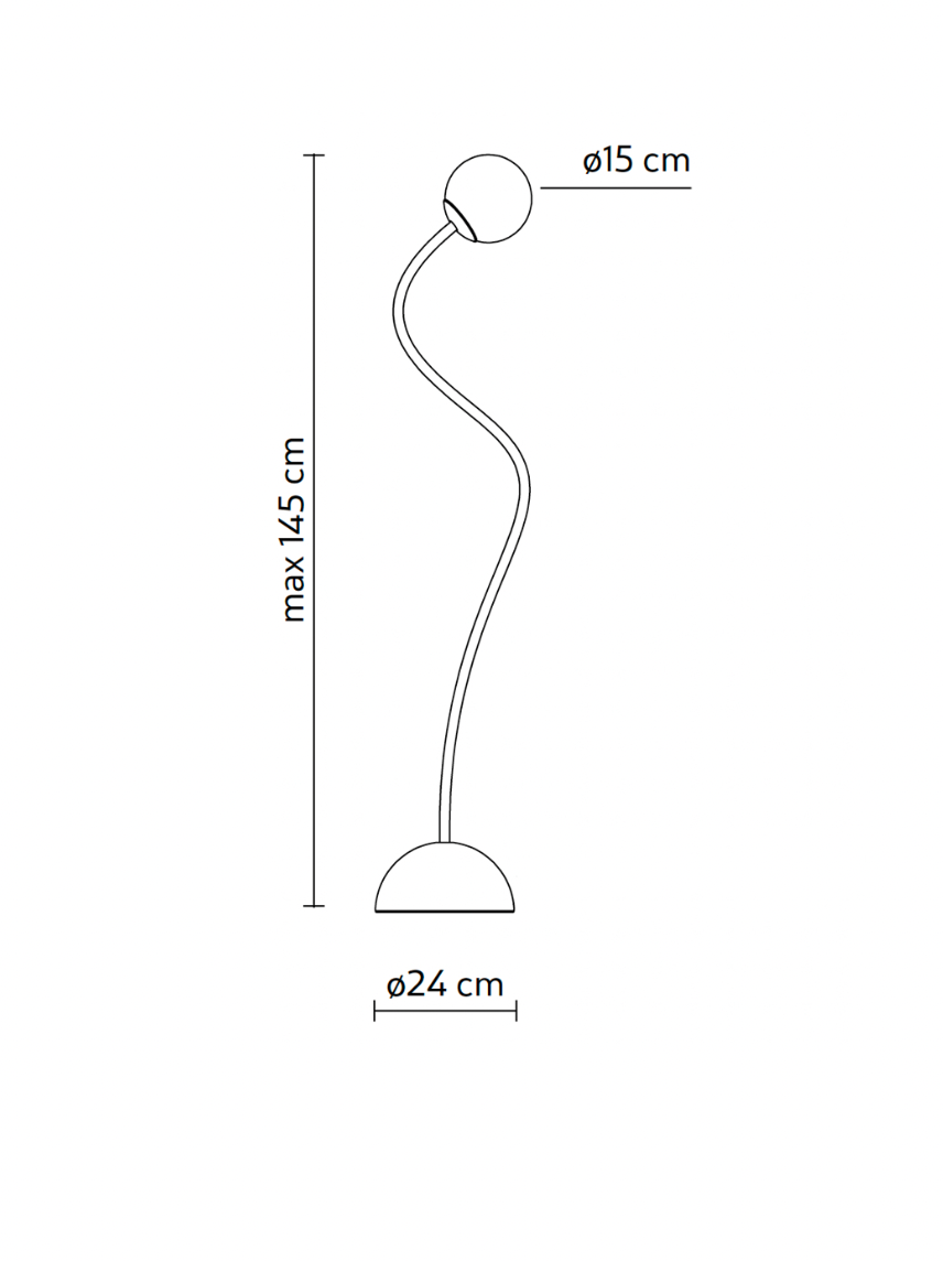 Moony  Interior Floor Lamp by Karman