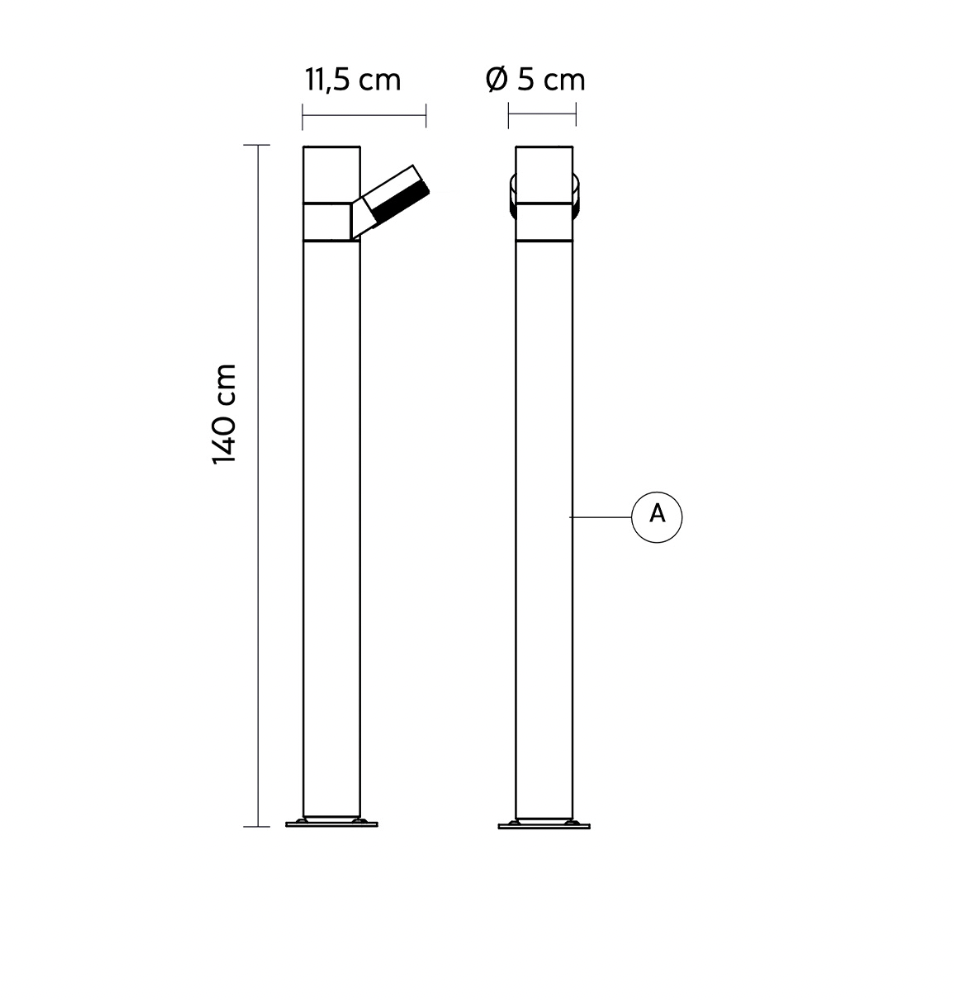 Jaco Pole Light by Karman