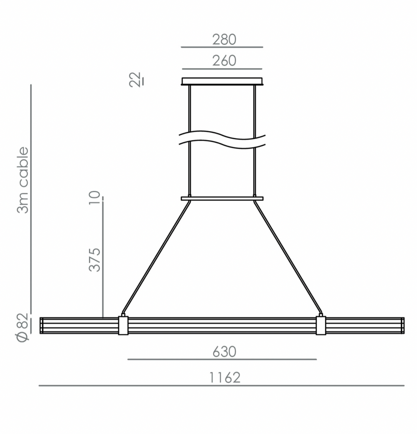 Niro Linear Pendant Light