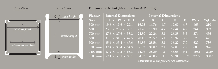 Versailles Citrus Planter