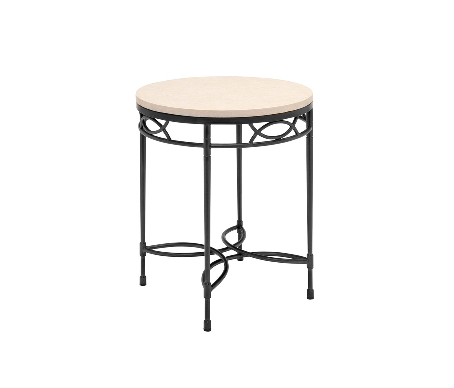 Amalfi Stone Top Side Table Round 51