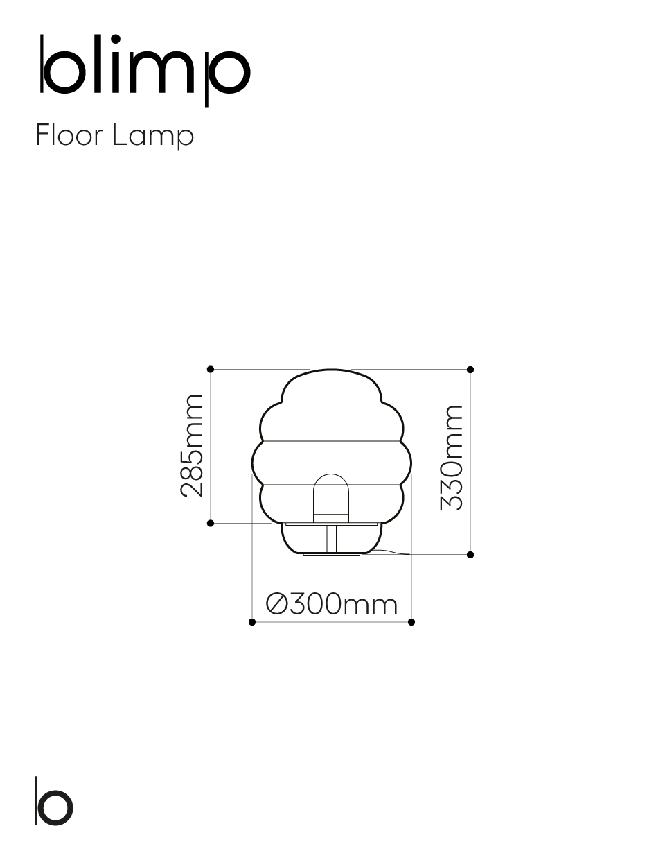 Blimp Floor Lamp