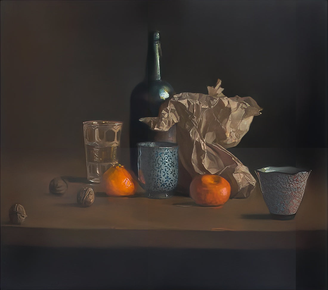 Three Bottles Triptych