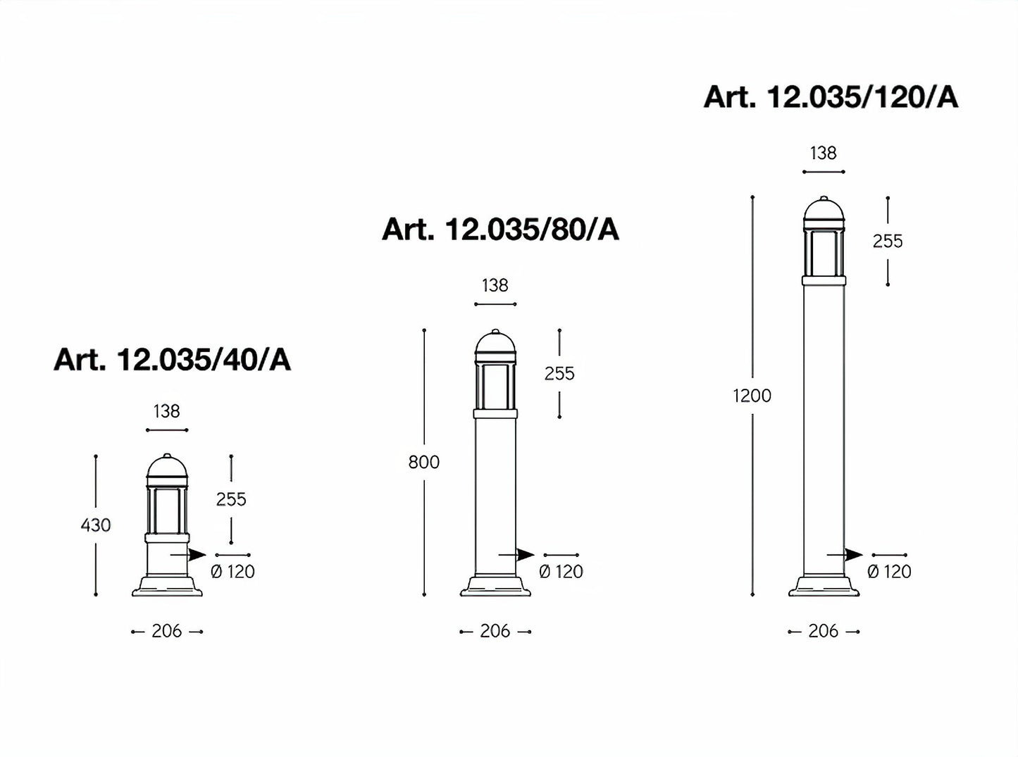 Attila Bollard Light