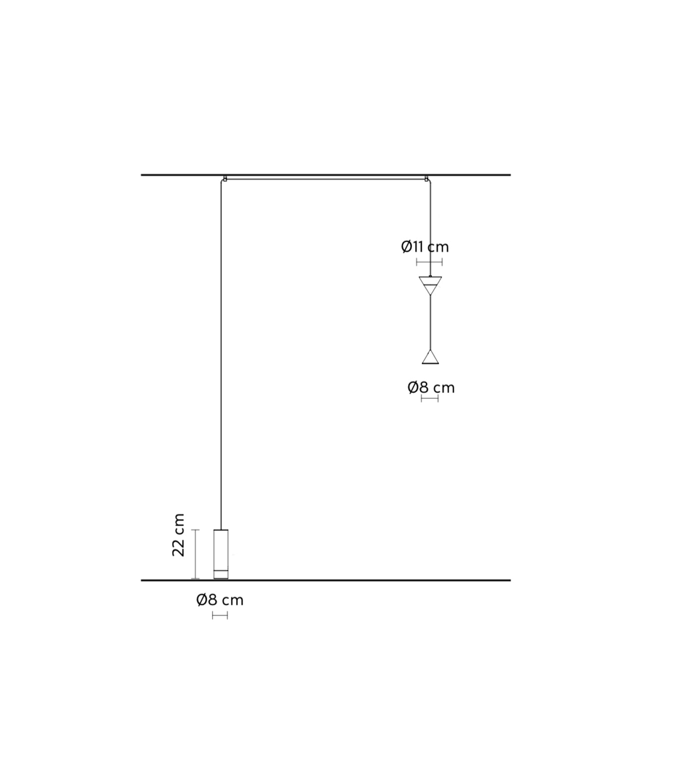Filomena Hanging Floor Lamp