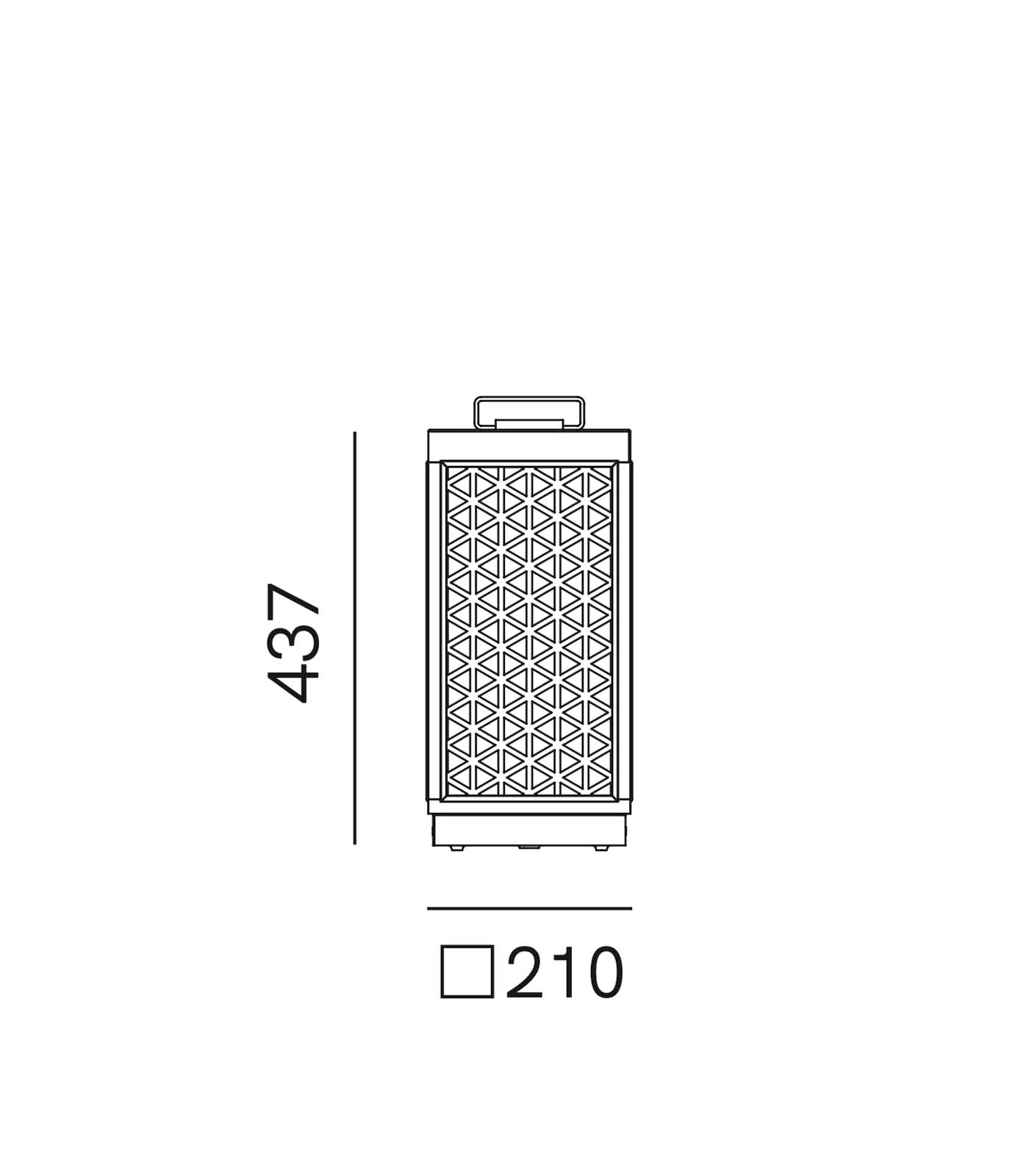Grid Outdoor/Indoor Floor Lamp