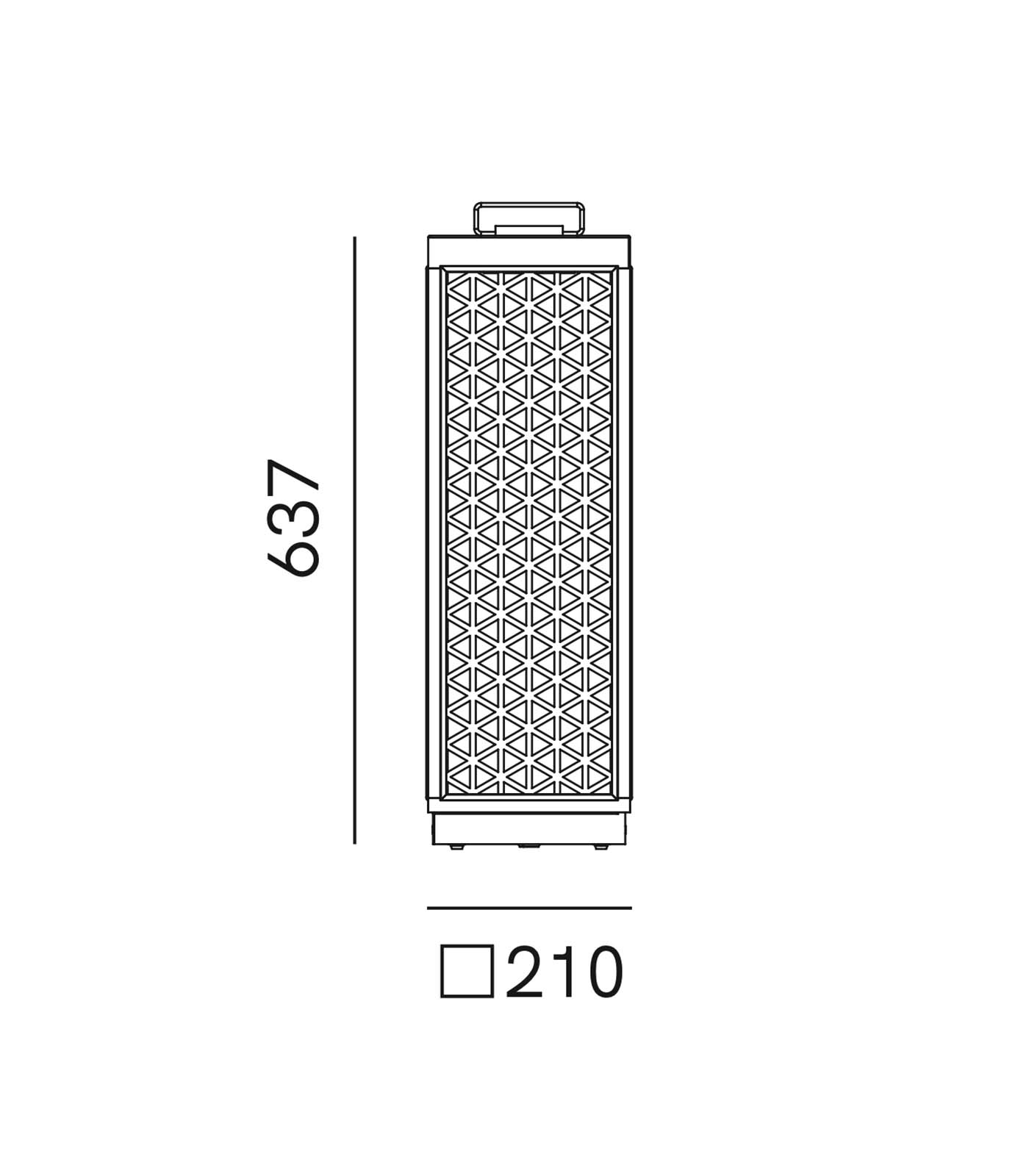 Grid Outdoor/Indoor Floor Lamp