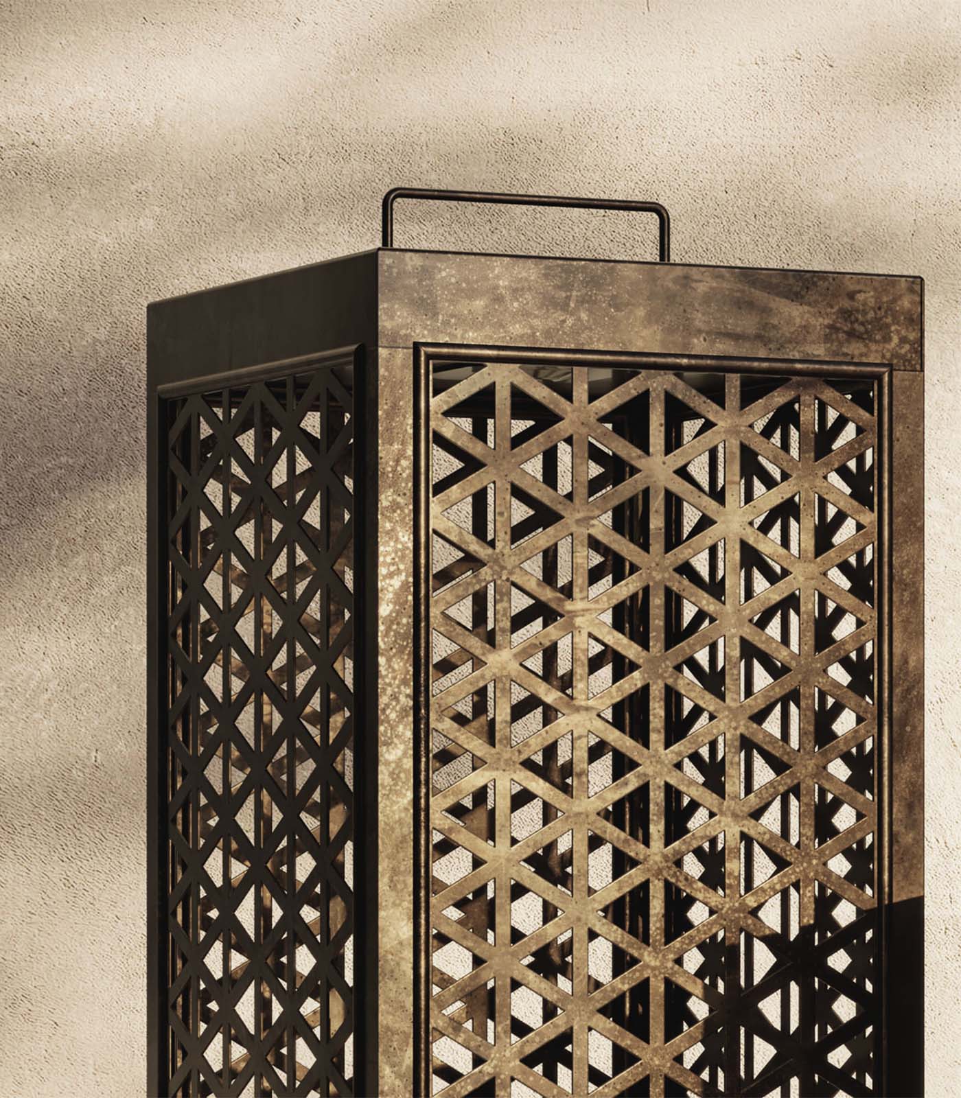 Grid Outdoor/Indoor Floor Lamp