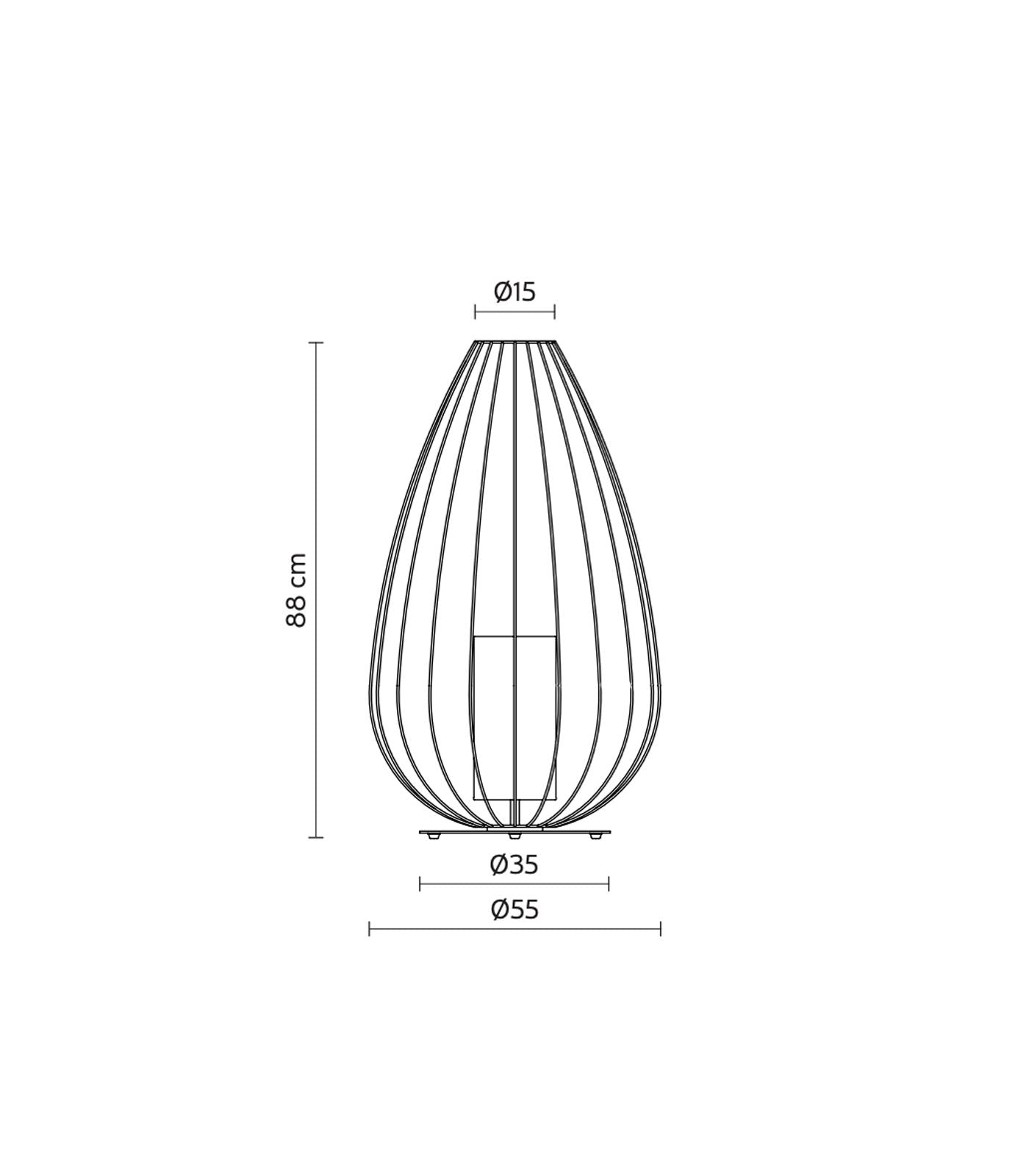 Cell Narrow Floor Lamp