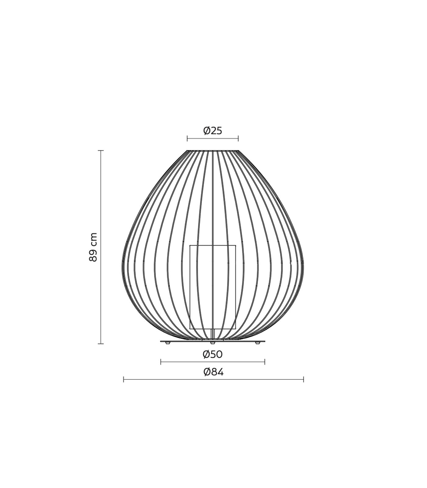 Cell Wide Floor Lamp