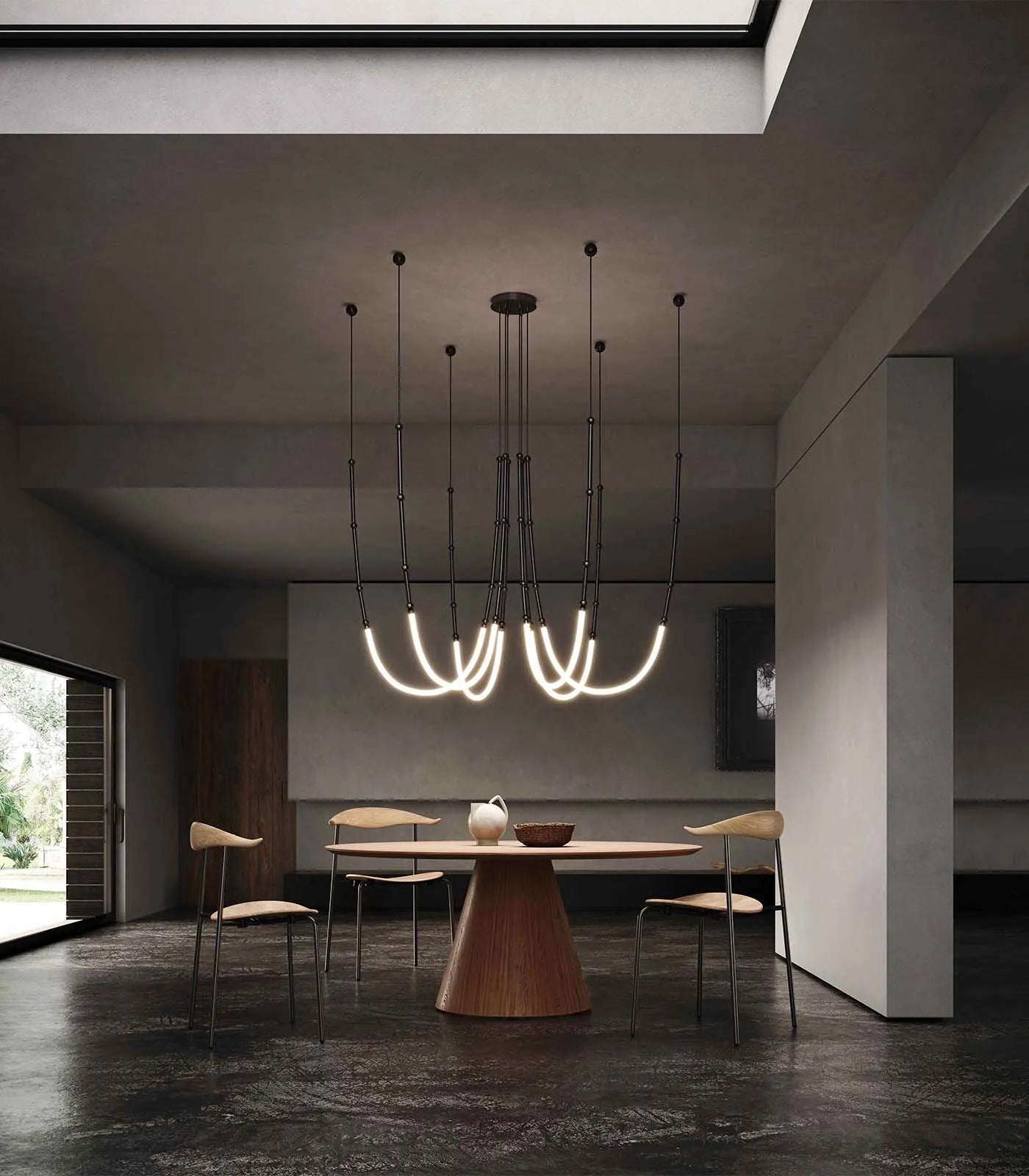 Leda 6LT Pendant Light