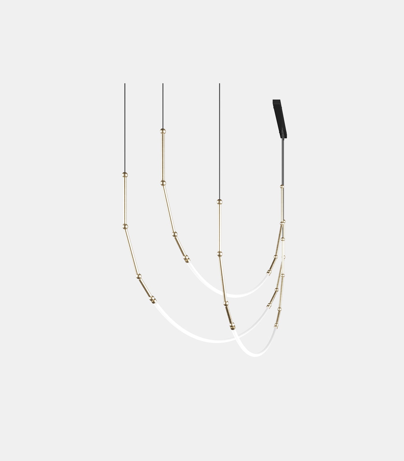 Leda 3LT Curve Pendant Light