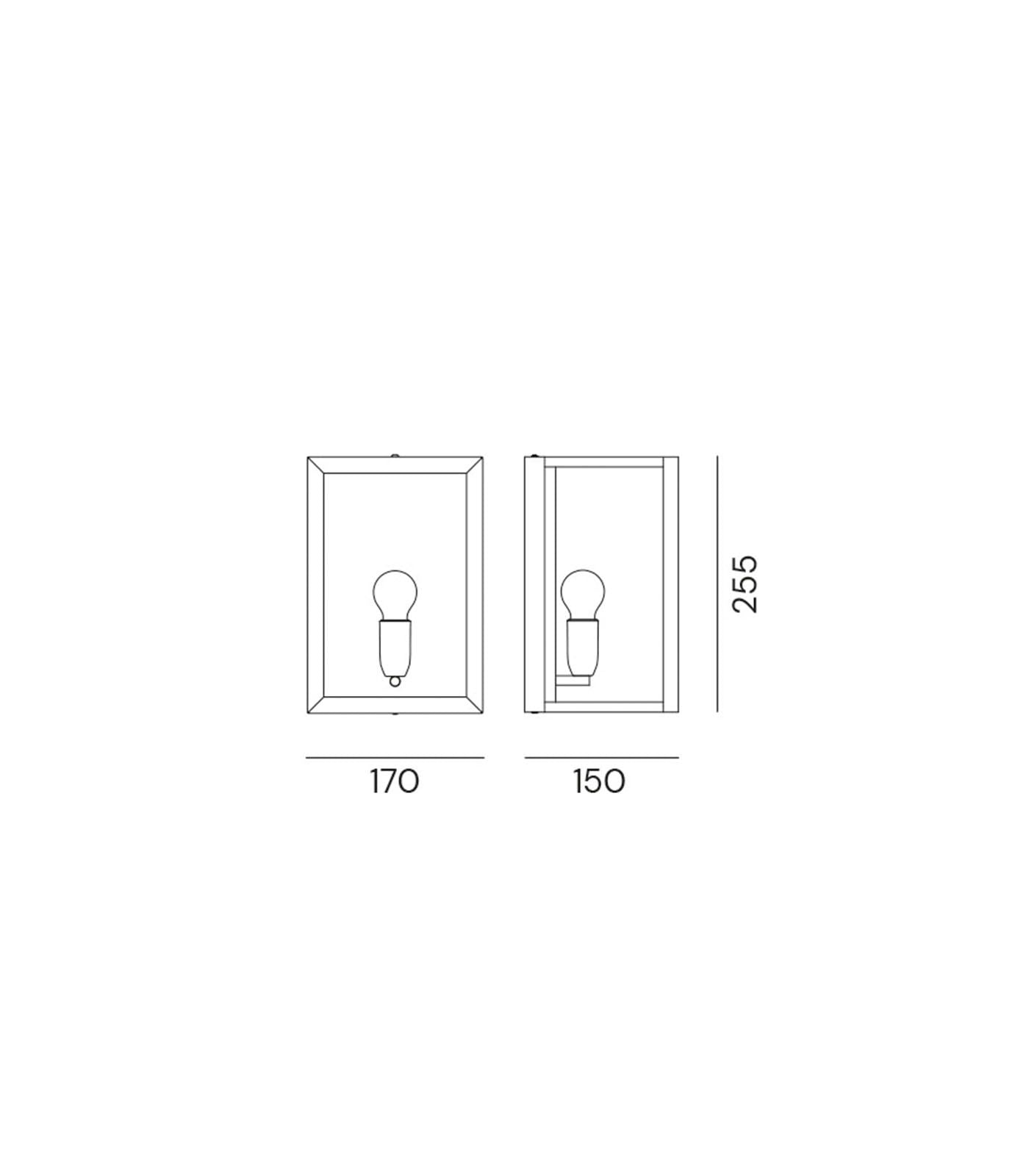 Quadro Outdoor Wall Light