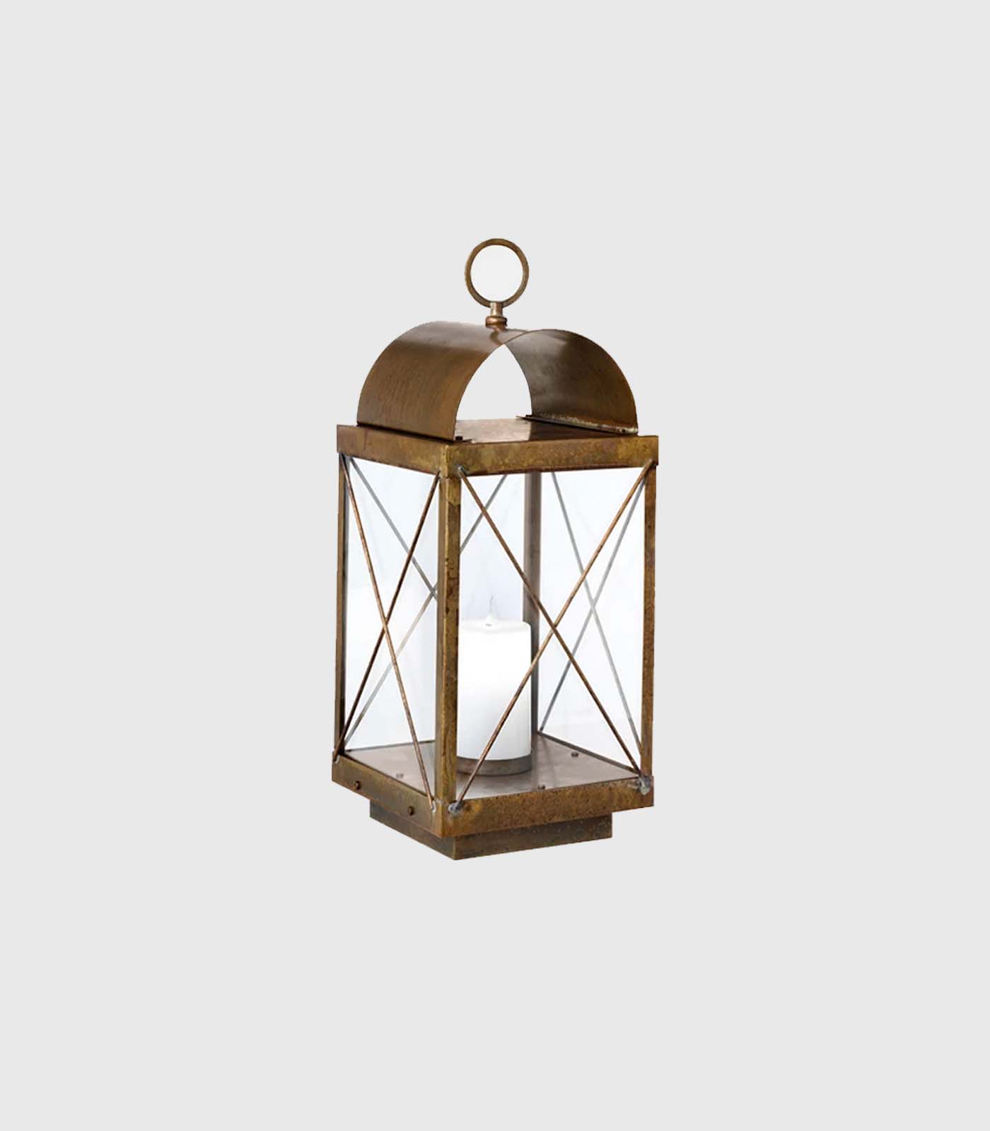 Round Accent Lanterne Outdoor Floor Lamp