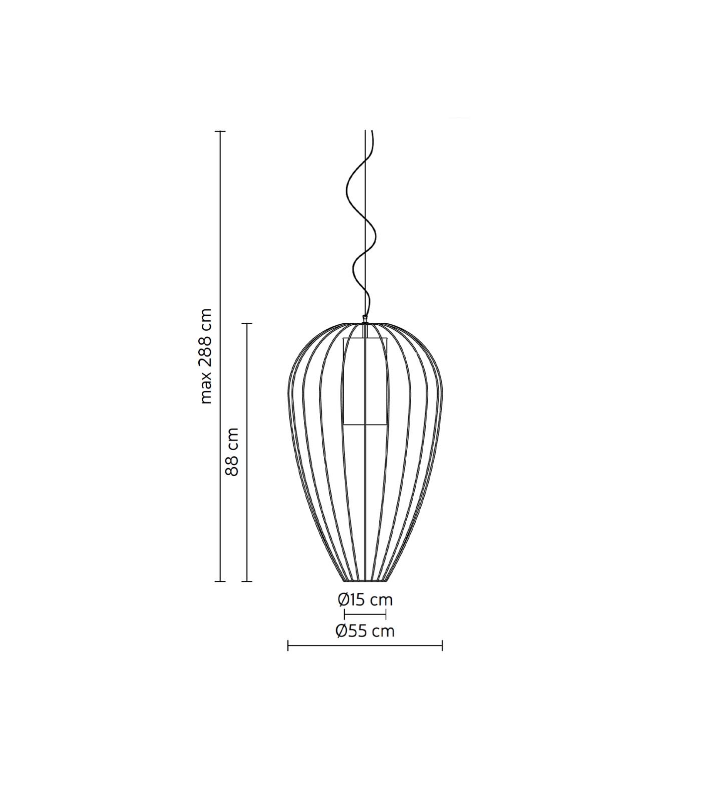 Cell Outdoor Pendant Light - 3 sizes