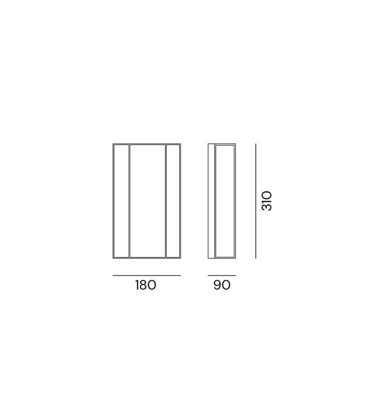 Rilegato 2 Interior Wall Light - 2 sizes