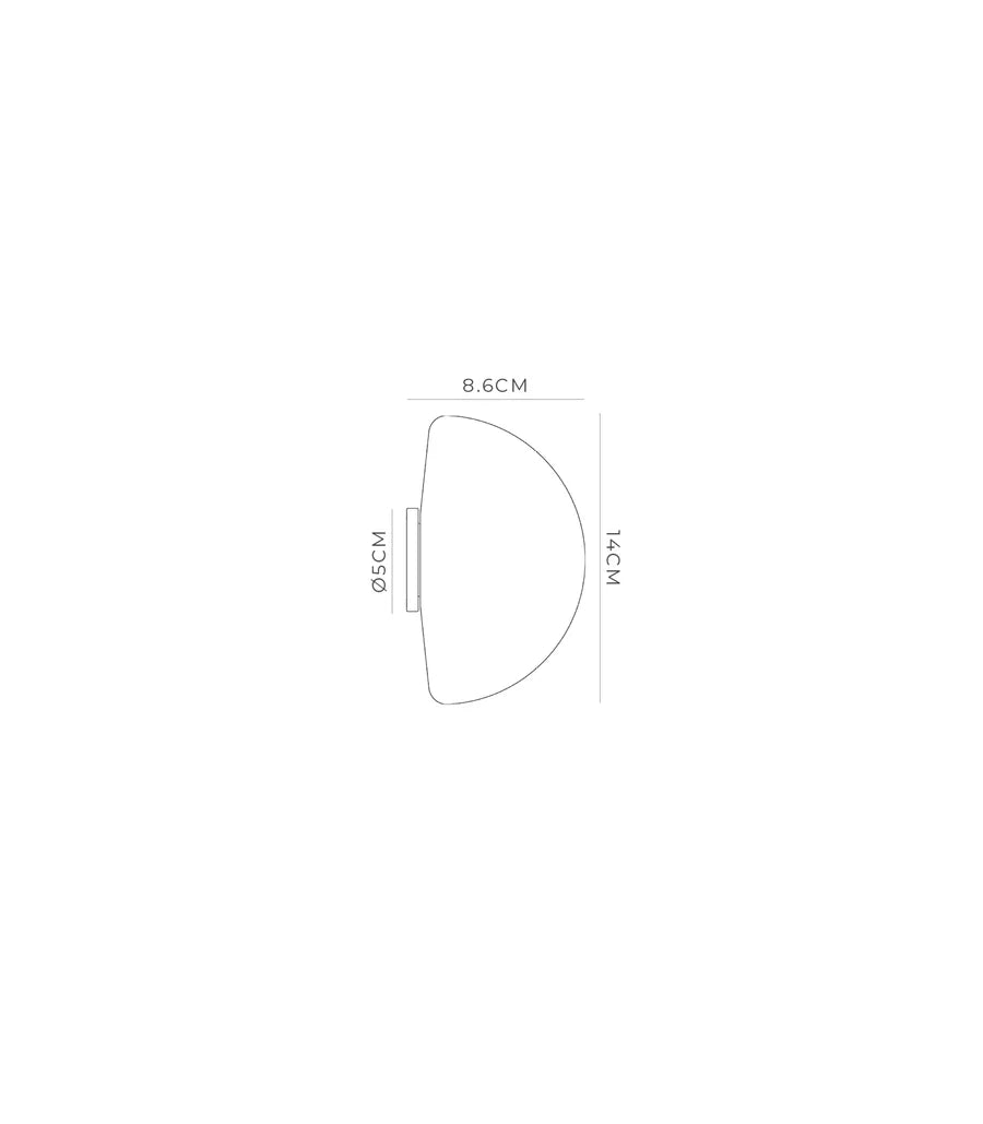 Orb Dome Wall Light